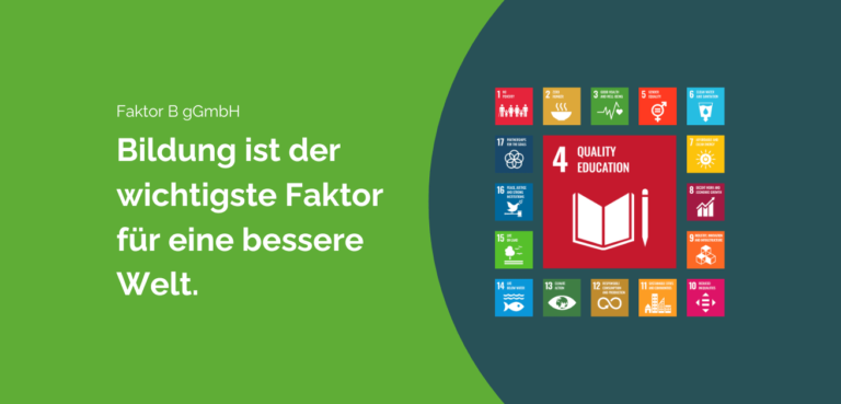 Faktor B gGmbH Deutsche Bildung geht in die Gemeinnützigkeit